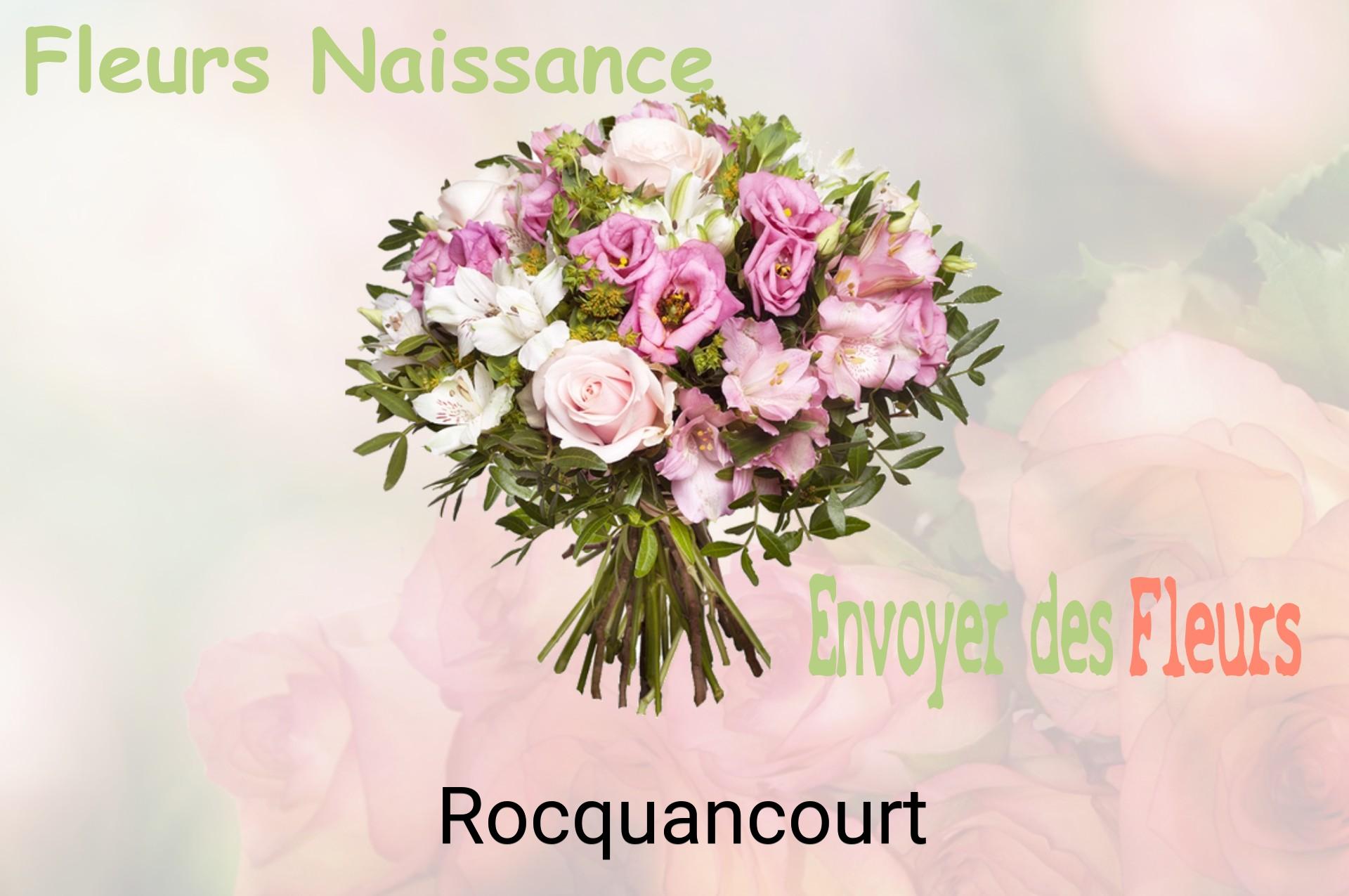 Bouquet de fleurs de naissance livré à Rocquancourt